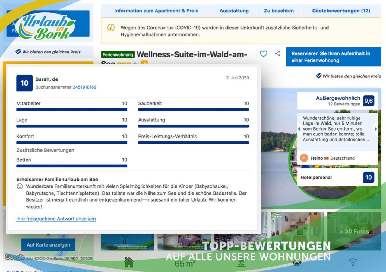 Familien-Suite-Im-Wald-Am-See Bork Екстер'єр фото